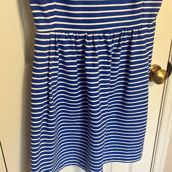 J. Crew Blue and White Striped Dress - Picture 4 of 5